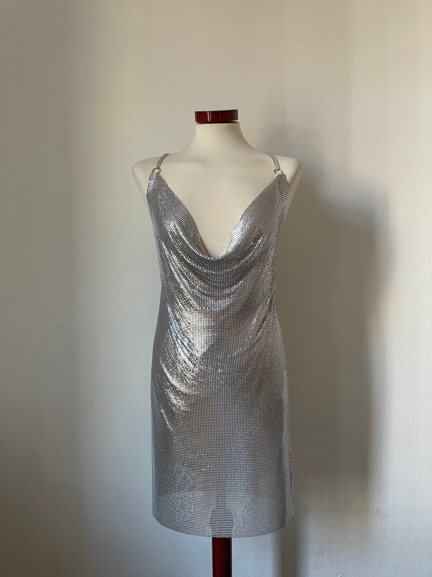 Stargirl Metallic Dress - Silver
